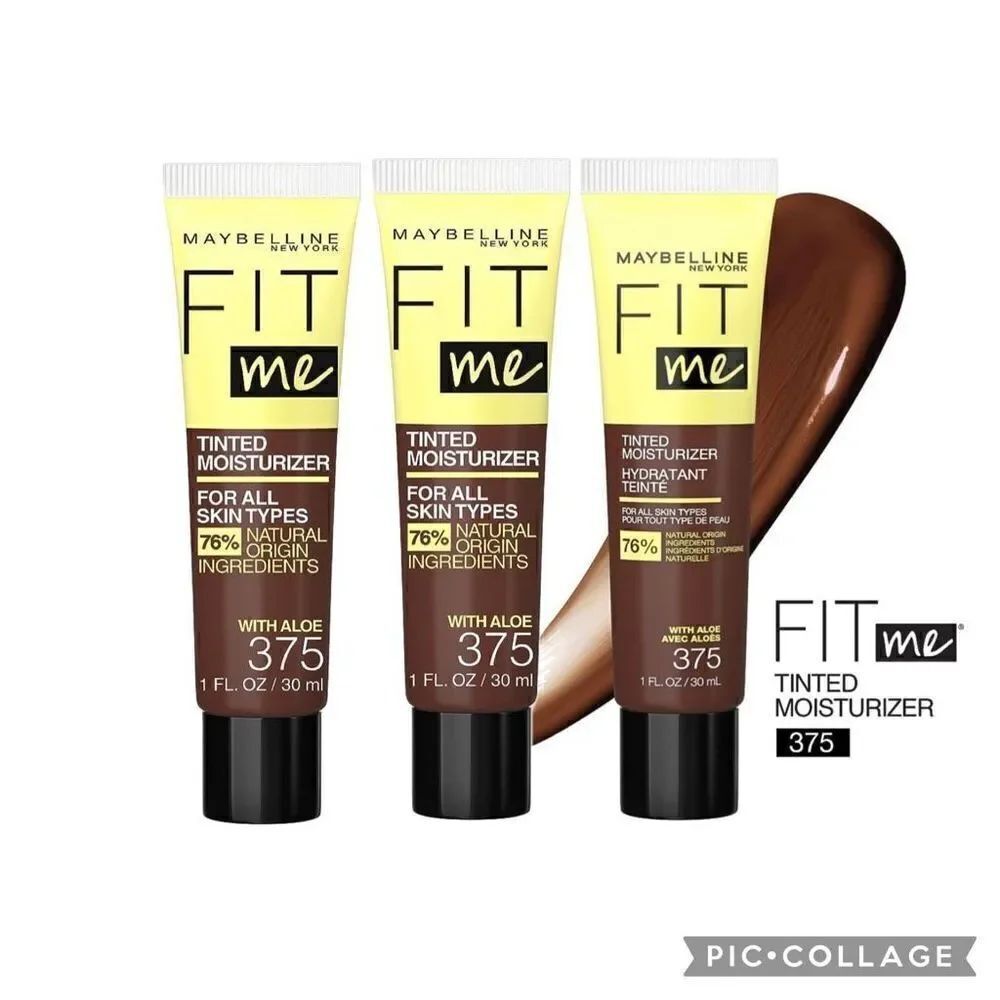 Lot of 3 375 Maybelline Fit Me Tinted Moisturizer + Aloe